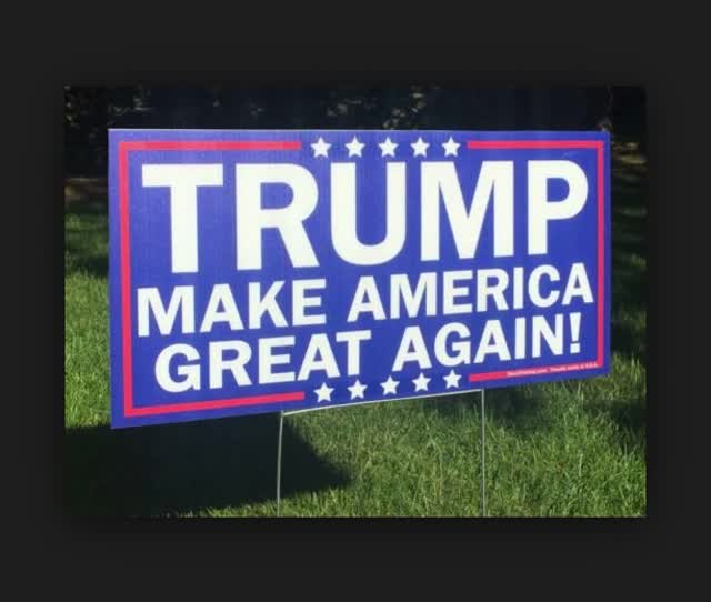 Donald Trump Yard Signs