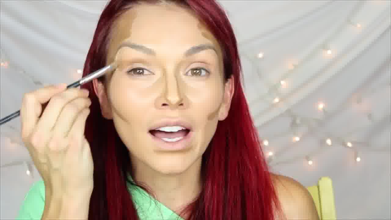  makeup contour. how to contour your face in less than 30 seconds