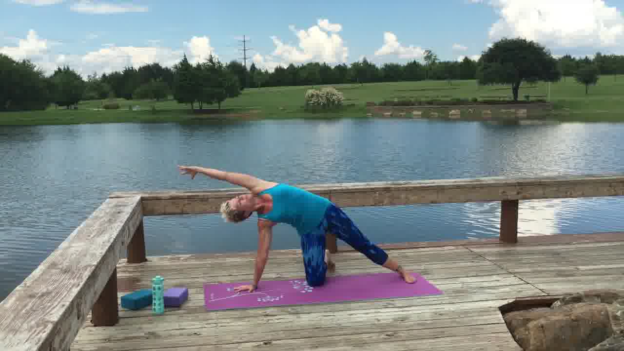 legs and butt with yoga