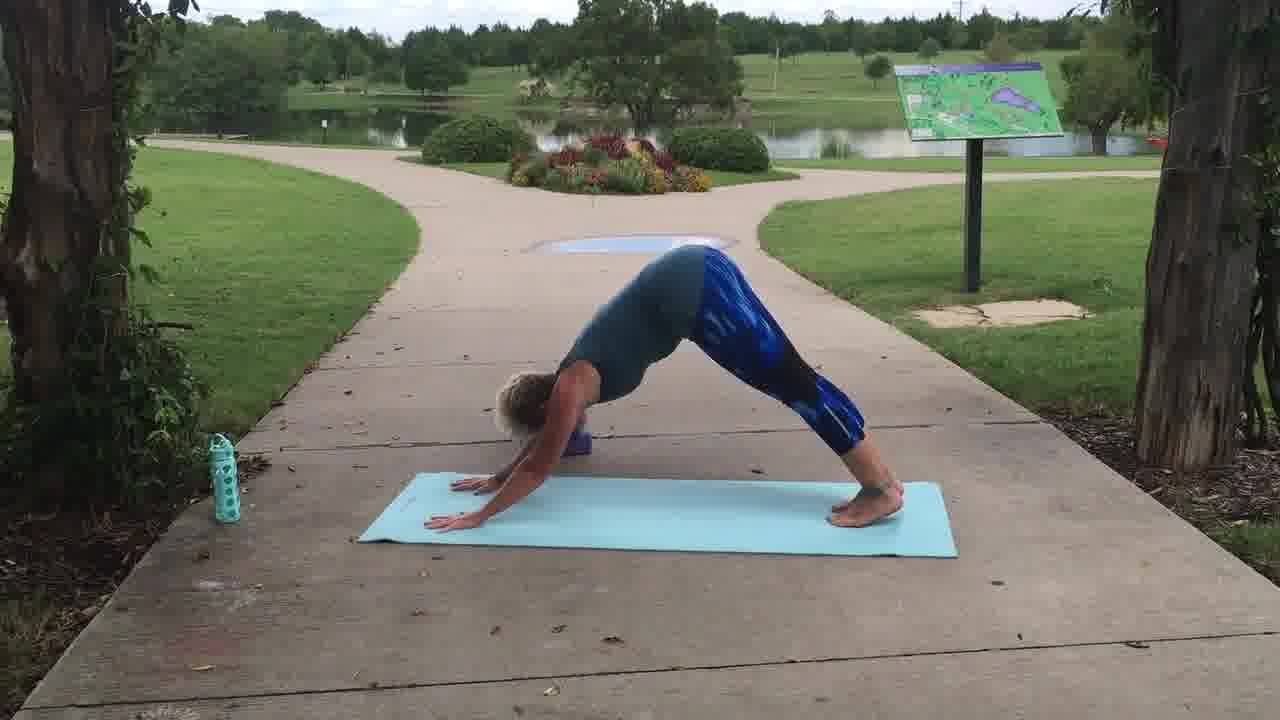 workout with yoga