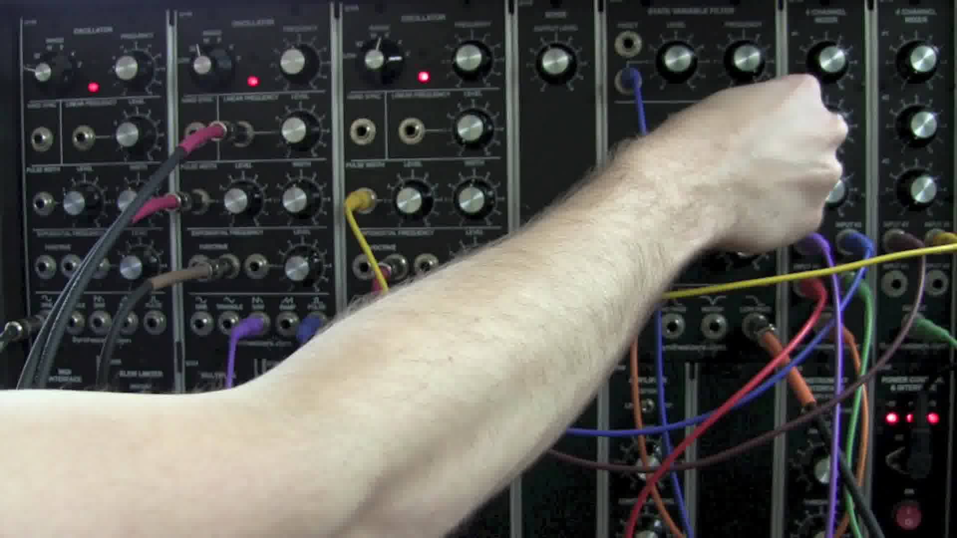 modular synthesizer demo