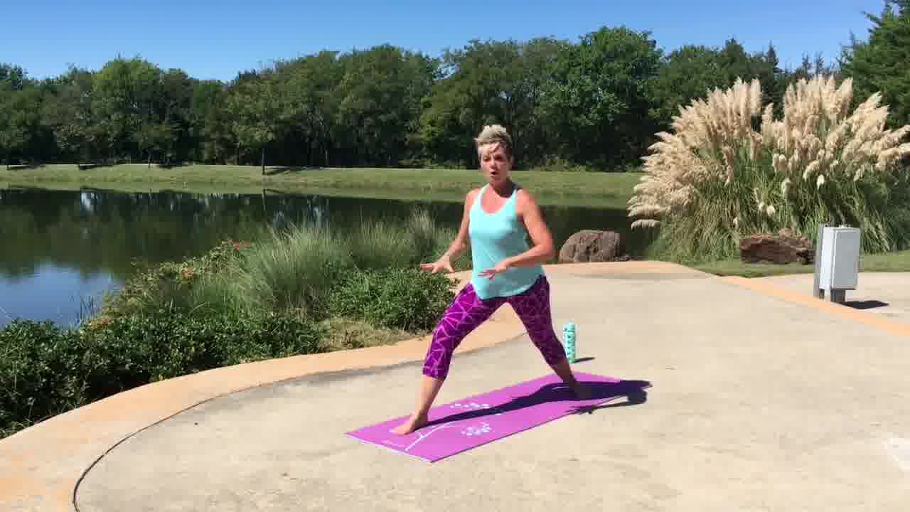 toning and overall fitness with yoga