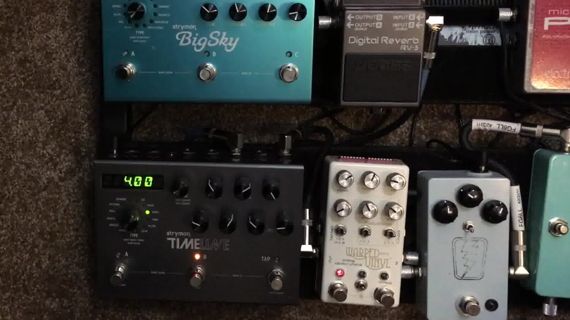  Strymon Timeline Settings