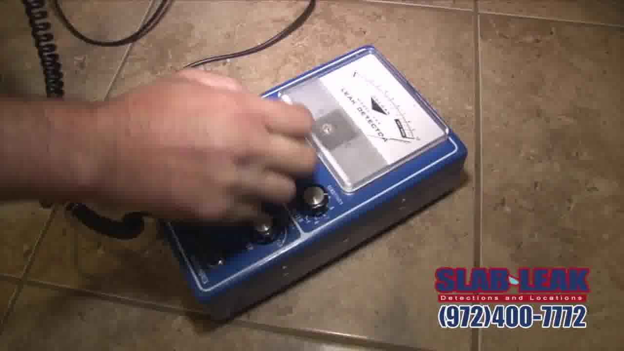 slab leak detection and repair