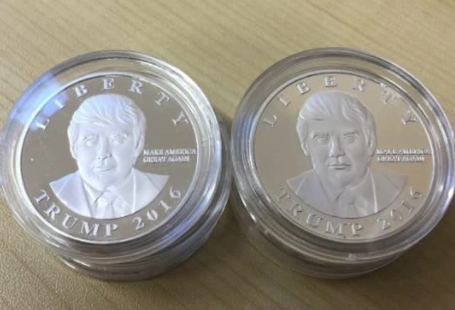 Donald Trump Silver Liberity Coin 2016